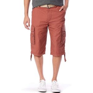Unionbay Cordova Belted Messenger Cargo Shorts